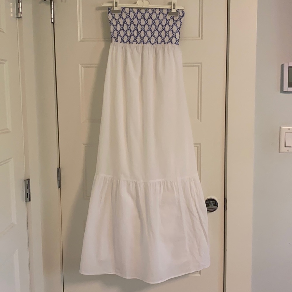 Summer, strapless dress